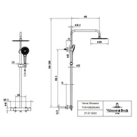 Villeroy & Boch Verve Shower System - Available in Various Colours