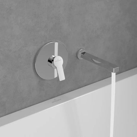 Villeroy & Boch Architectura Bath Spout Wall-Mounted - Chrome
