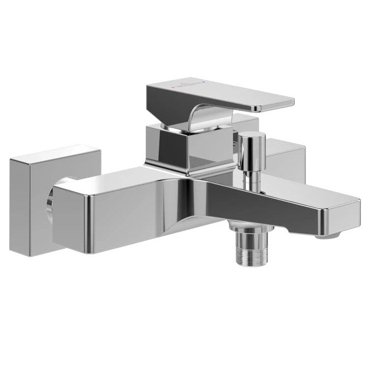 Villeroy & Boch Architectura Square Single-Lever Bath & Shower Mixer - Available in Various Colours
