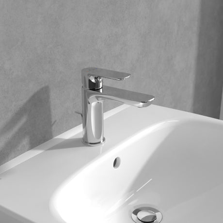 Villeroy & Boch O.novo Basin Mixer Single Lever - With Pop-Up Waste