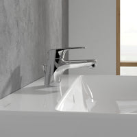 Villeroy & Boch O.novo Start Basin Mixer Mini Single Lever - With Pop-Up Waste
