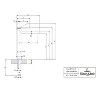 Villeroy & Boch Loop & Friends Tall Basin Mixer Single-Lever - Available in Various Colours