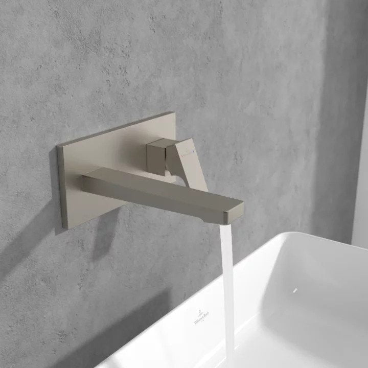 Villeroy & Boch Architectura Square Single Lever Basin Mixer Wall Mounted - Available in Various Colours