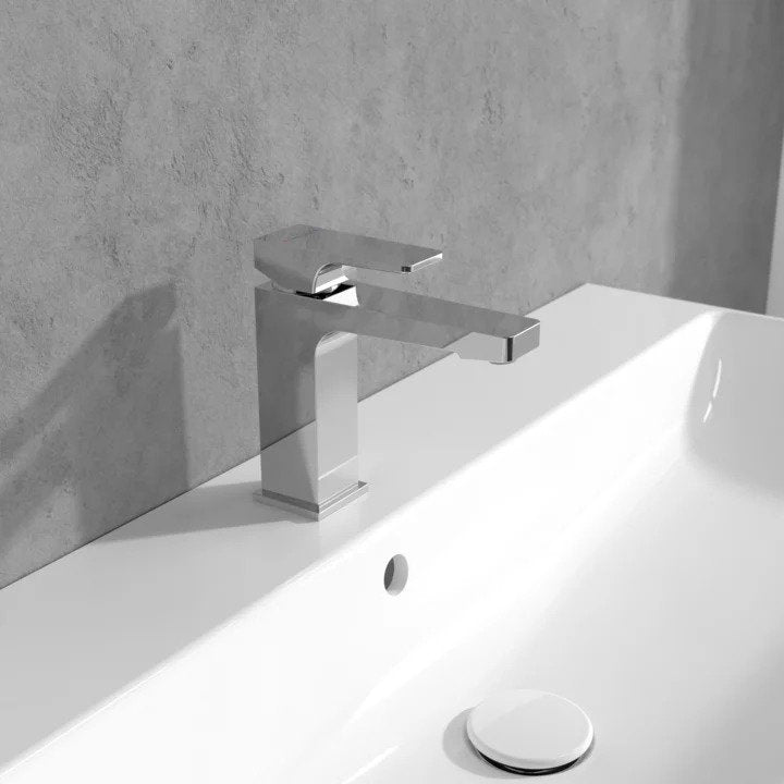 Villeroy & Boch Architectura Square Single-Lever Basin Mixer without Waste - Available in Various Colours