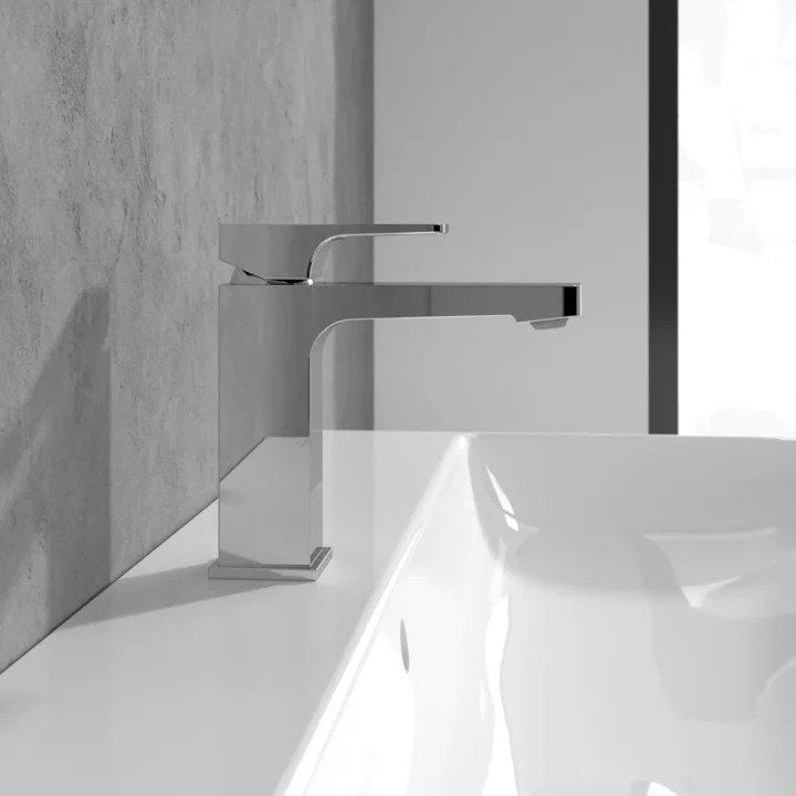 Villeroy & Boch Architectura Square Single-Lever Basin Mixer without Waste - Available in Various Colours