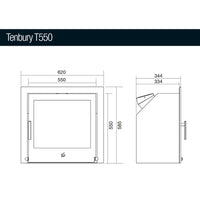ACR Tenbury T550 5kW Multi Fuel Fire - EcoDesign Ready
