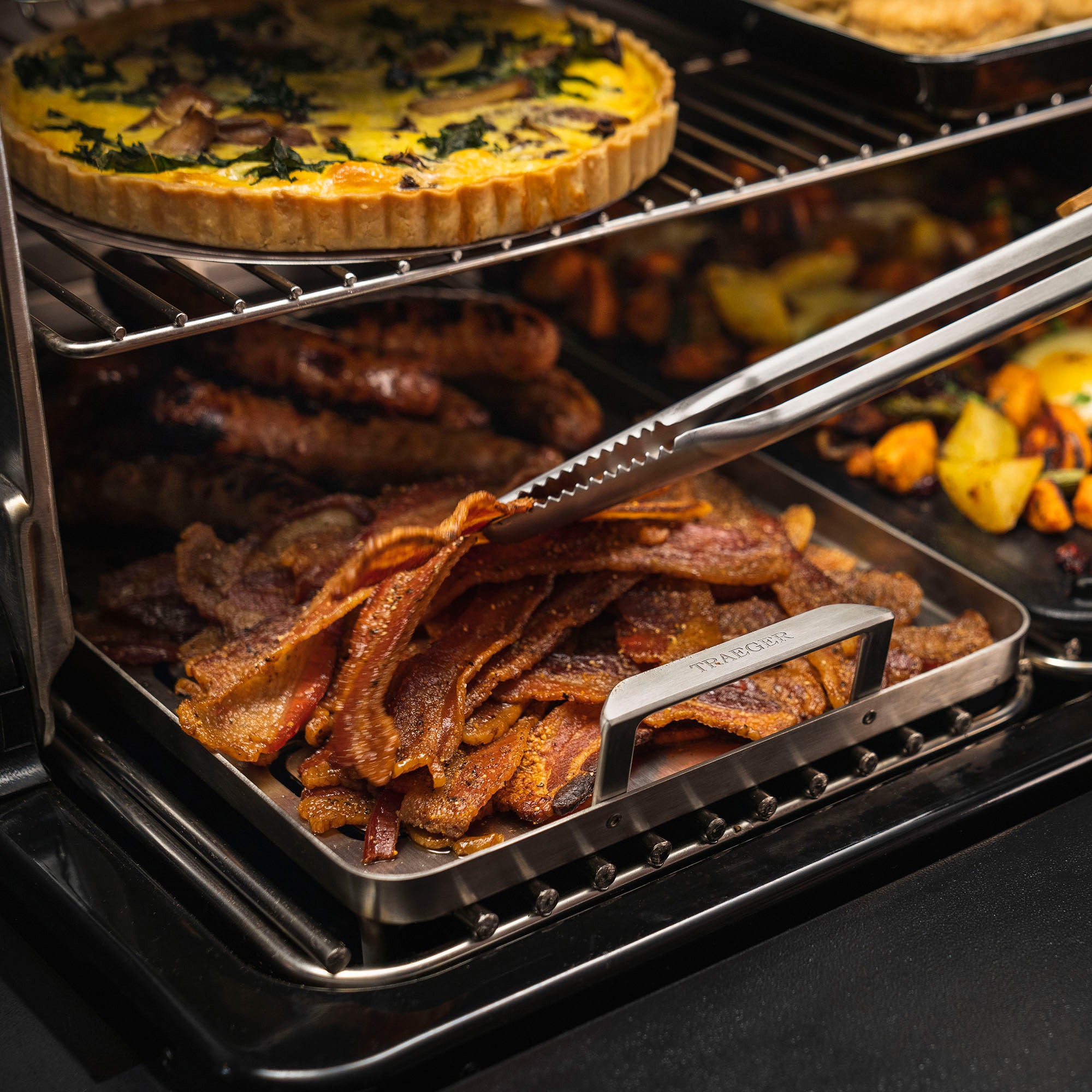 Traeger ModiFIRE® Fish & Veggie Stainless Steel Grill Tray