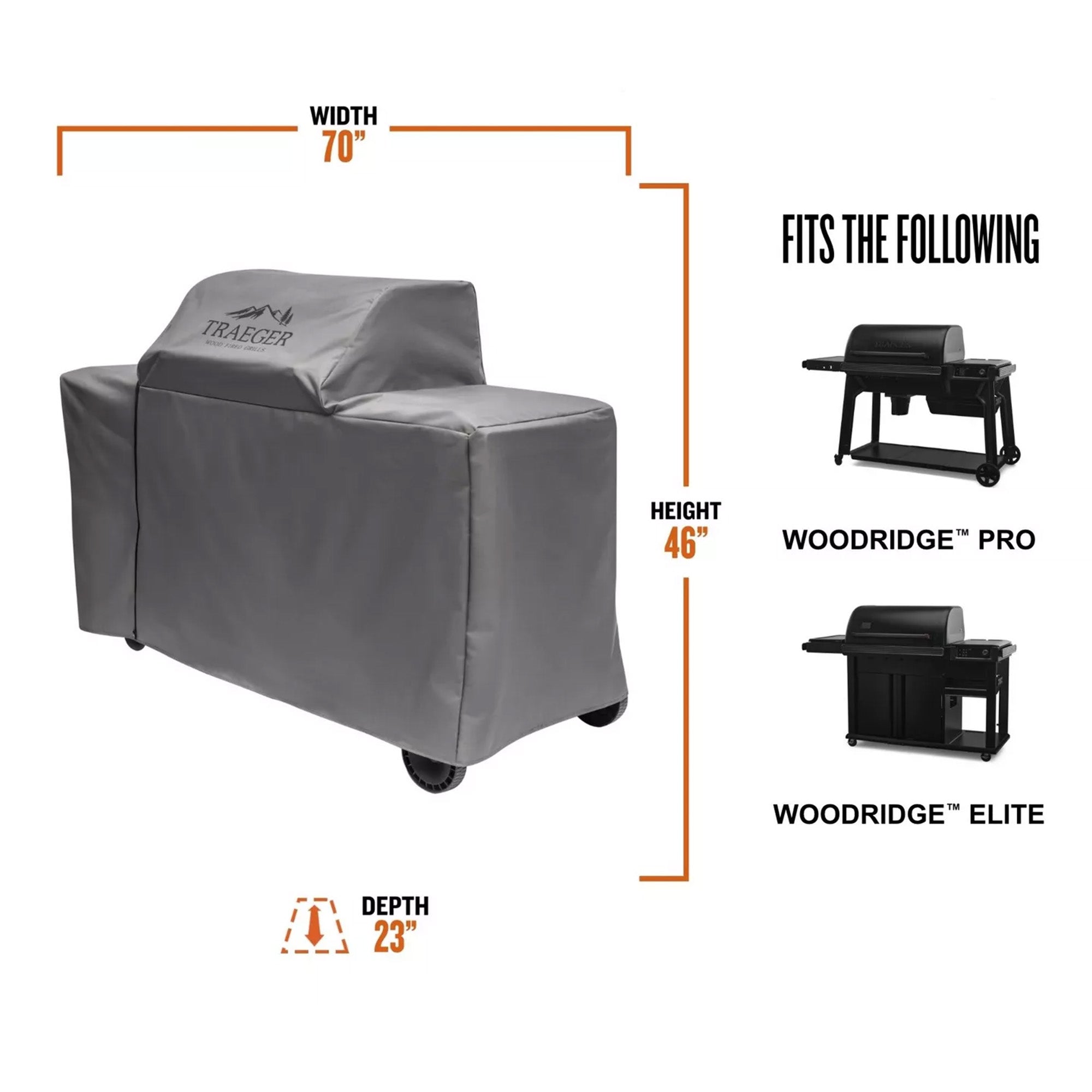 Traeger Woodridge Pro/ Elite Wood Pellet Grill Smoker BBQ Cover