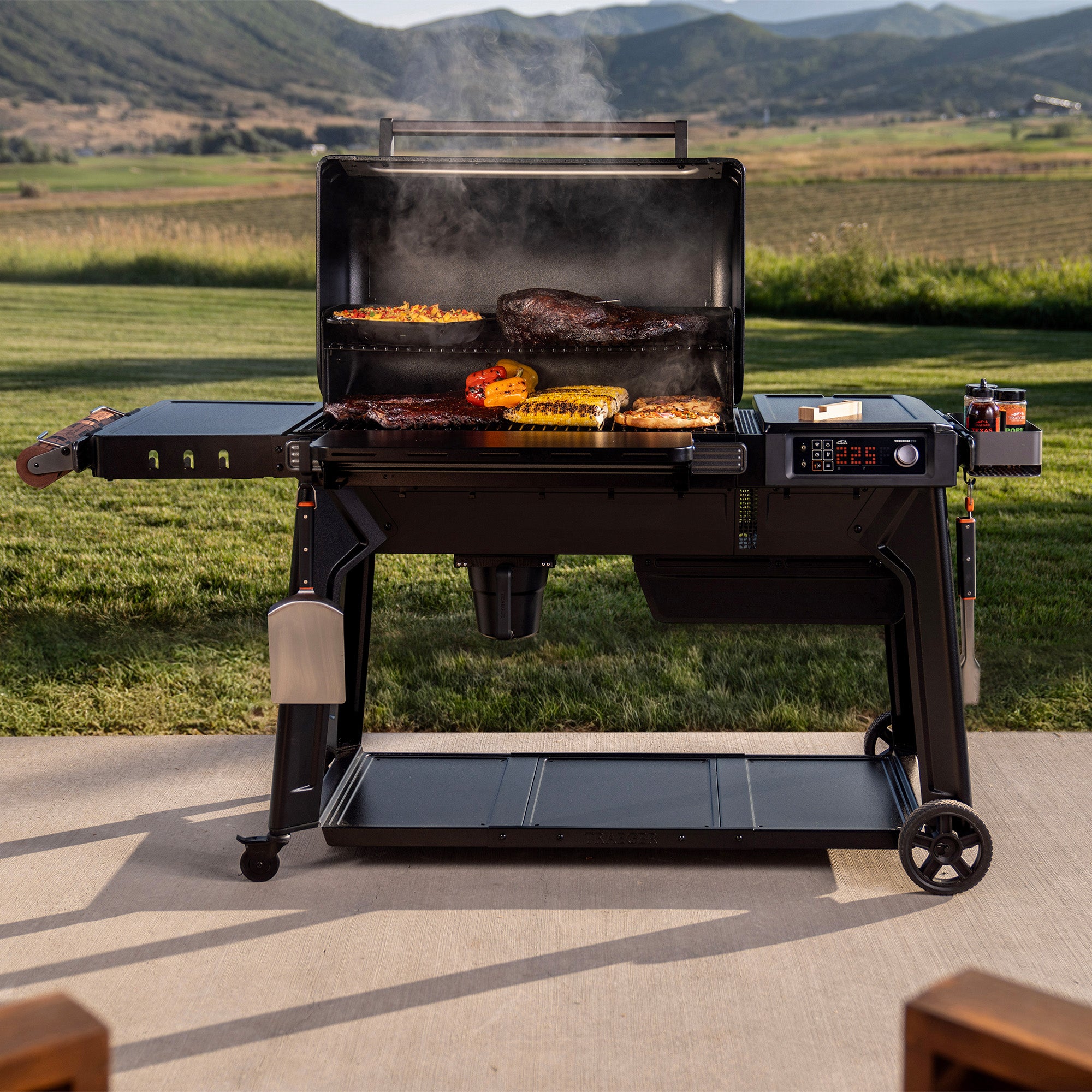 Traeger Woodridge Pro Wood Pellet Grill Smoker BBQ