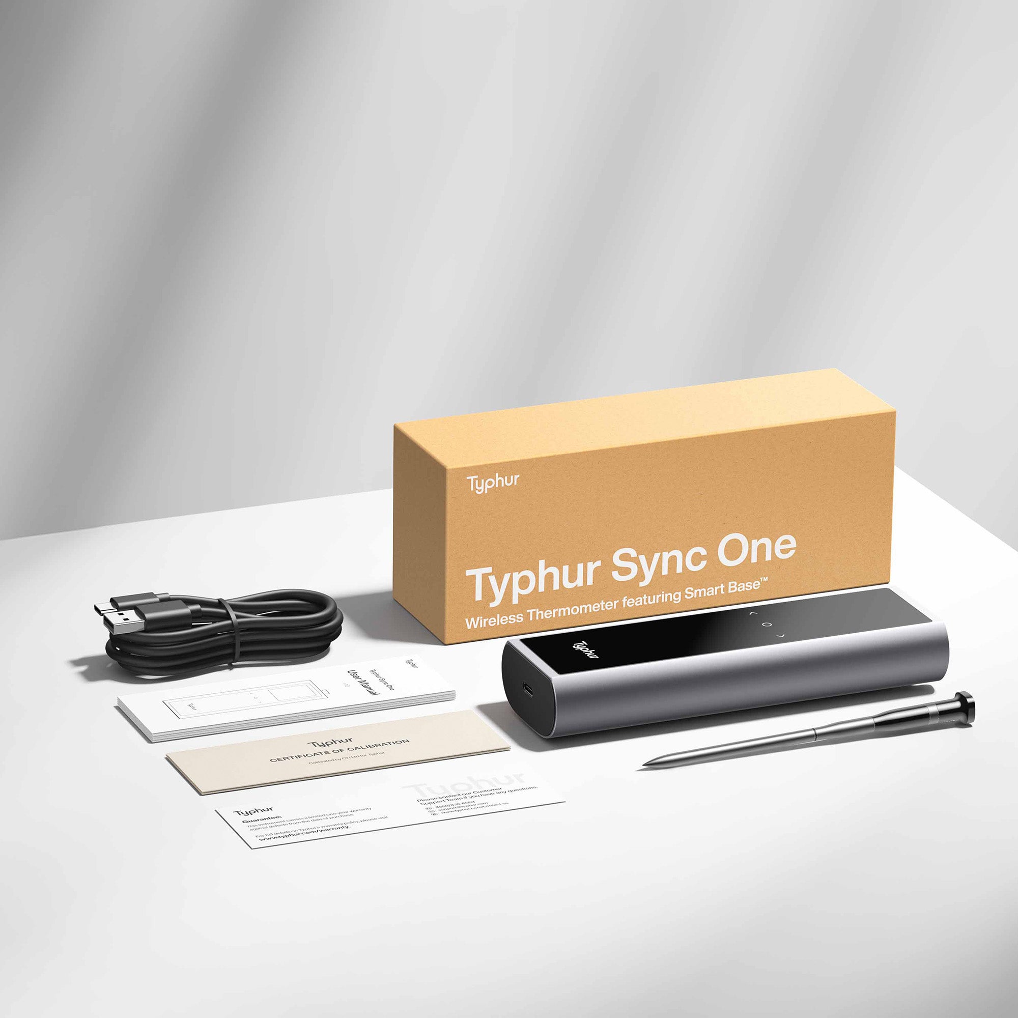 Typhur Sync One Wireless Thermometer with 1 Probe