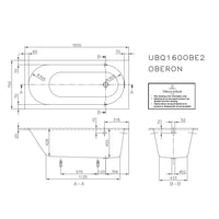 Villeroy & Boch Oberon Rectangular Solo Bath - Available in 4 Sizes