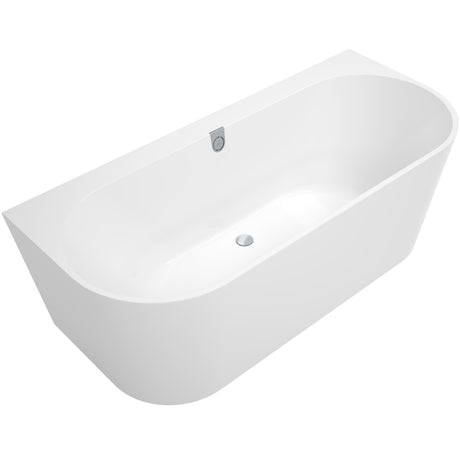 Villeroy & Boch Oberon 2.0 Back-To-Wall Quaryl Rectangular Duo Bath - 1800 x 800 mm