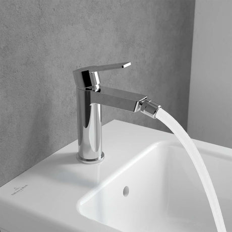 Villeroy & Boch Architectura Single-Lever Bidet Mixer - Chrome