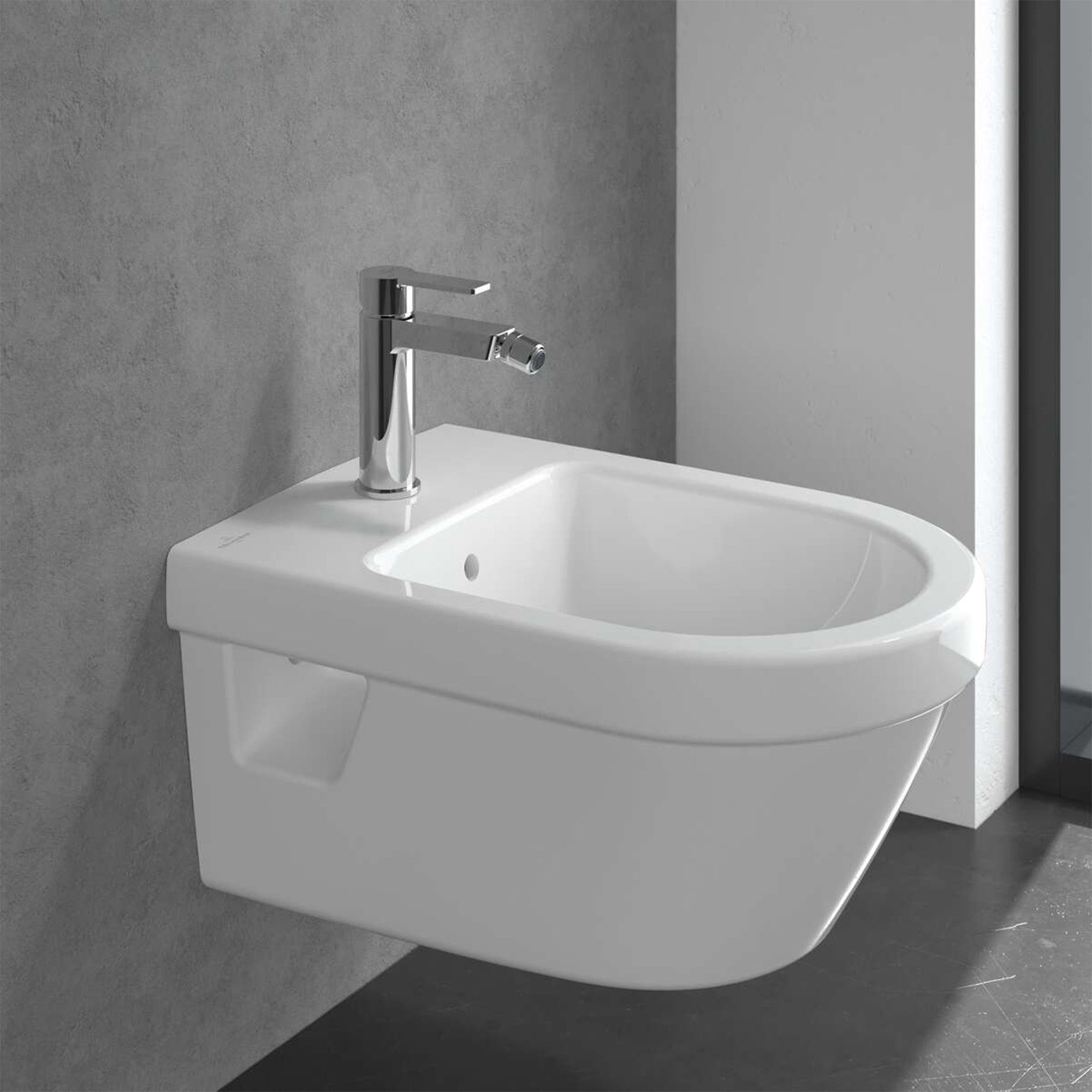 Villeroy & Boch Architectura Single-Lever Bidet Mixer - Chrome