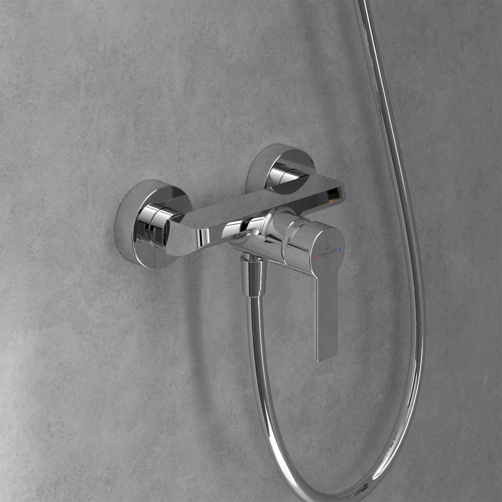Villeroy & Boch Architectura Single-Lever Shower Mixer - Chrome