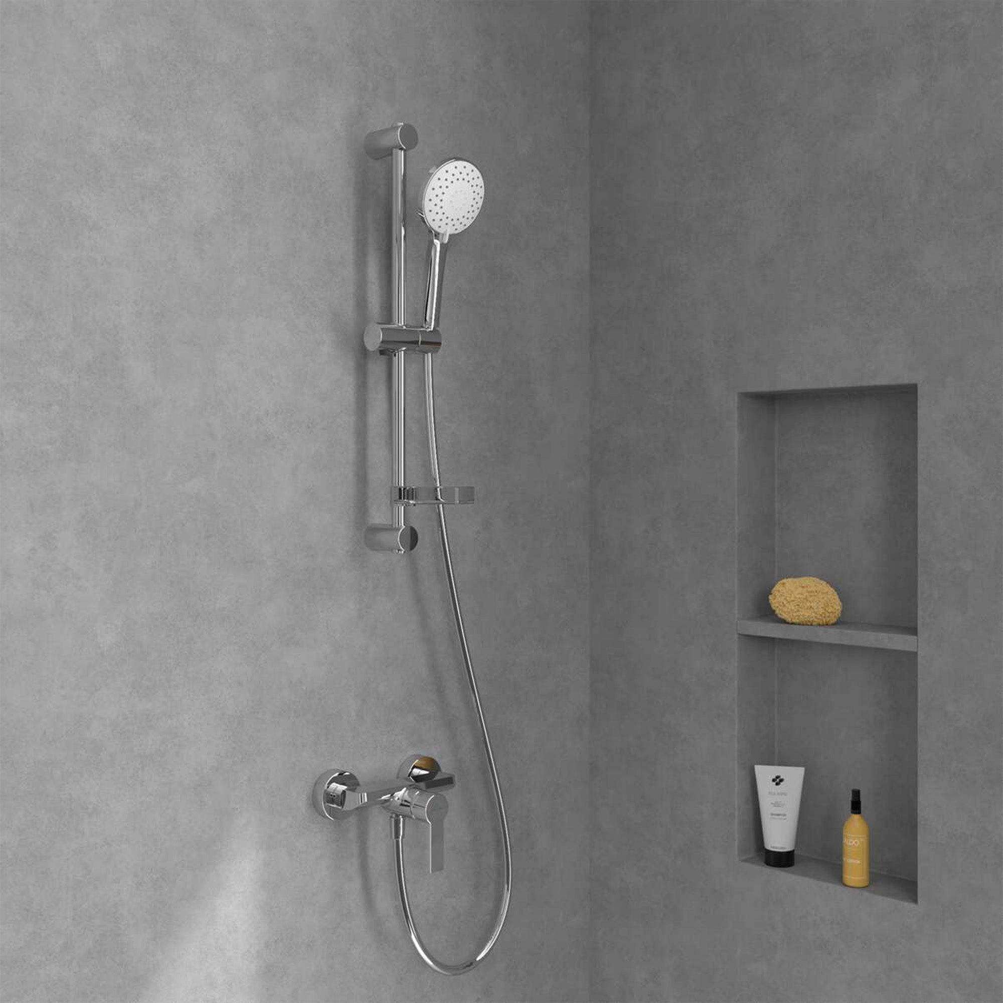 Villeroy & Boch Architectura Single-Lever Shower Mixer - Chrome