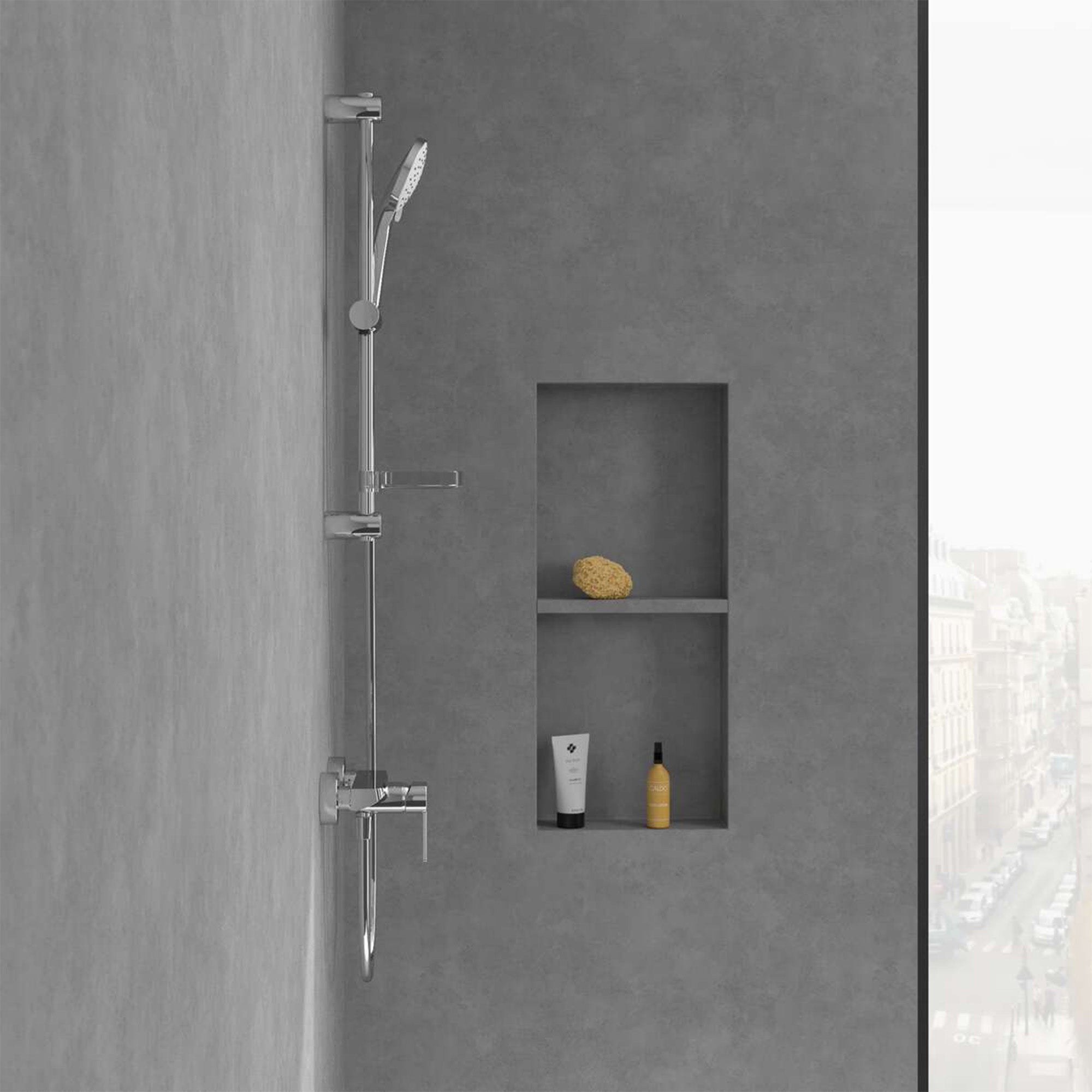 Villeroy & Boch Architectura Single-Lever Shower Mixer - Chrome