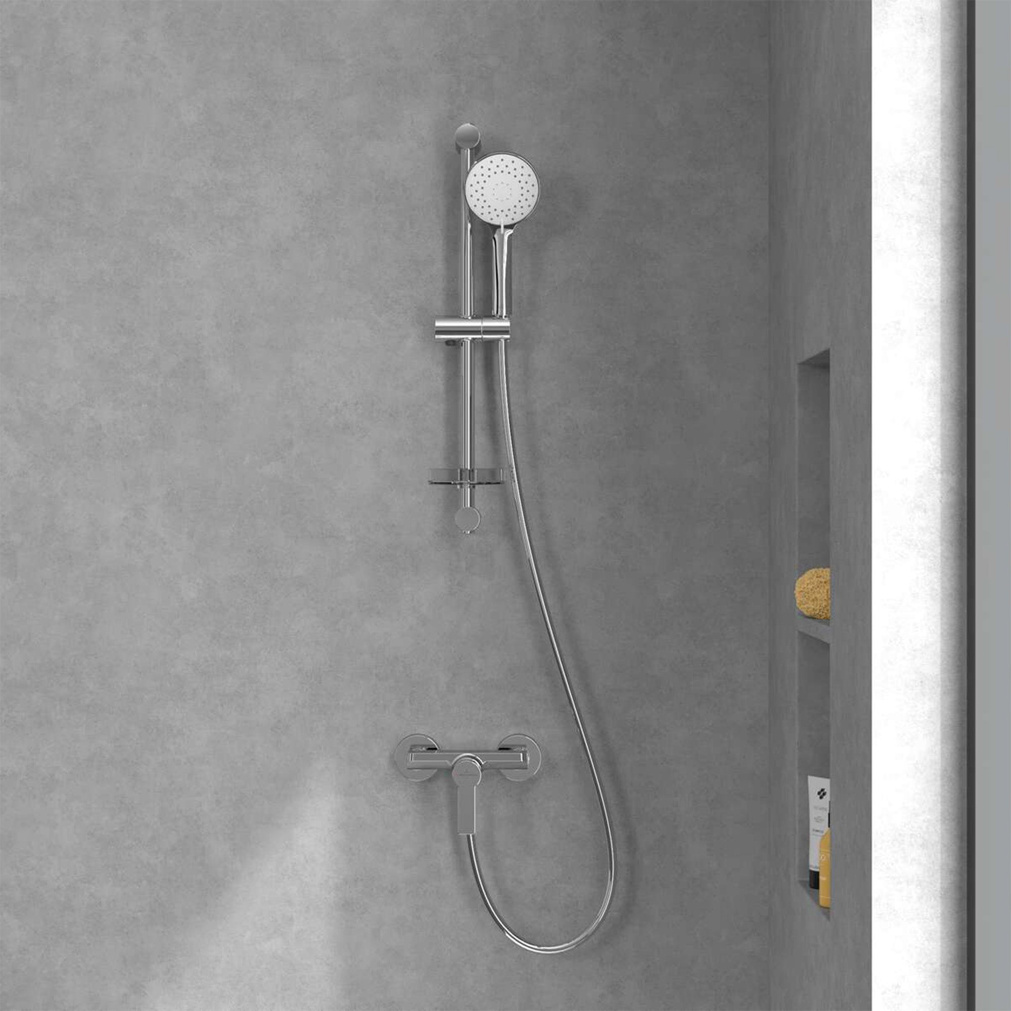 Villeroy & Boch Architectura Single-Lever Shower Mixer - Chrome