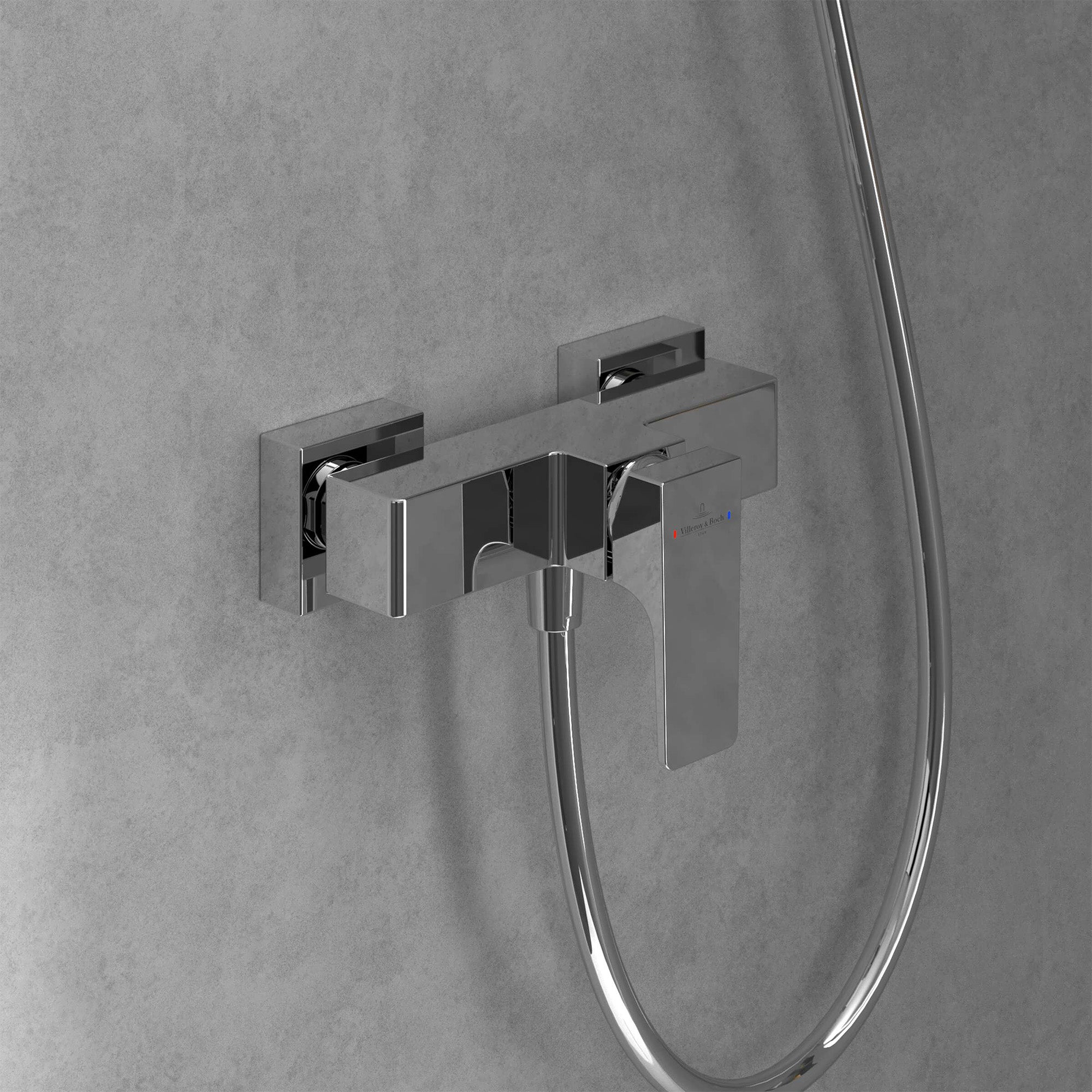 Villeroy & Boch Architectura Square Single-Lever Shower Mixer - Available in Various Colours