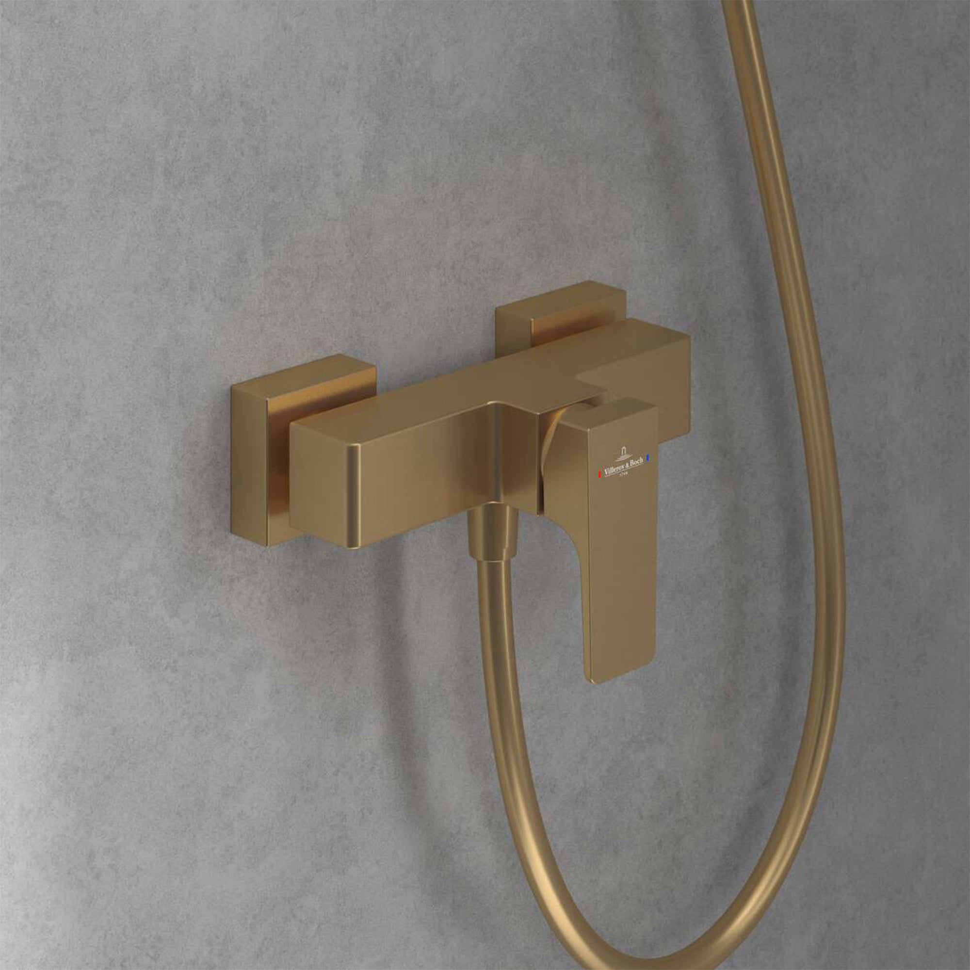 Villeroy & Boch Architectura Square Single-Lever Shower Mixer - Available in Various Colours