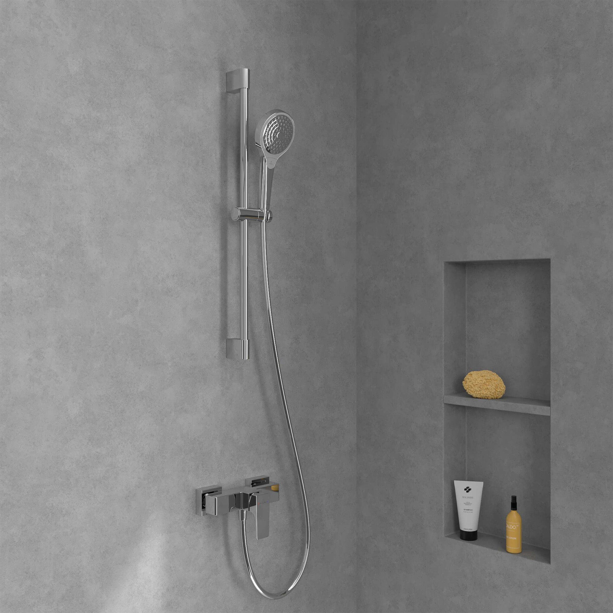 Villeroy & Boch Architectura Square Single-Lever Shower Mixer - Available in Various Colours