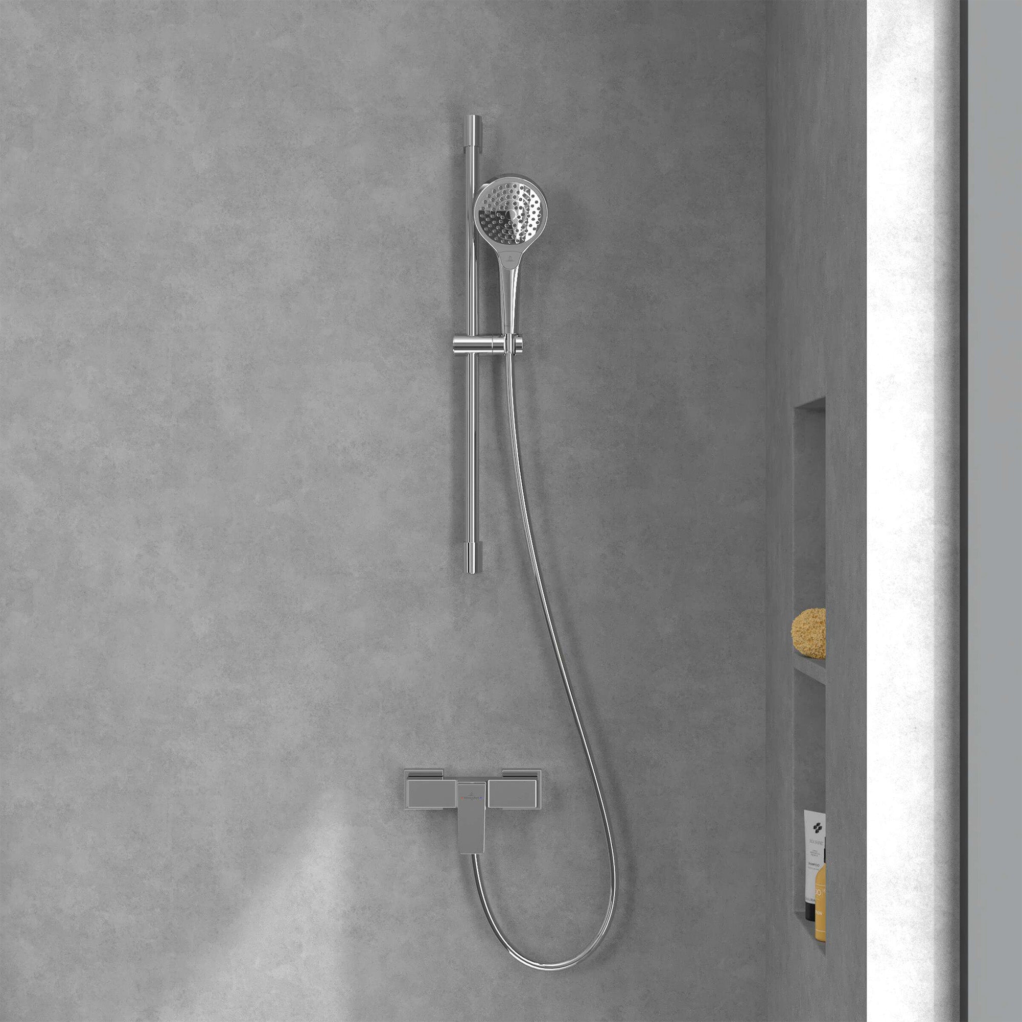 Villeroy & Boch Architectura Square Single-Lever Shower Mixer - Available in Various Colours
