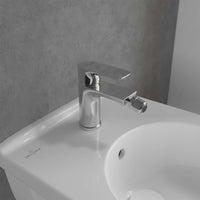 Villeroy & Boch O.novo Bidet Mixer Single Lever - With Push Open Waste