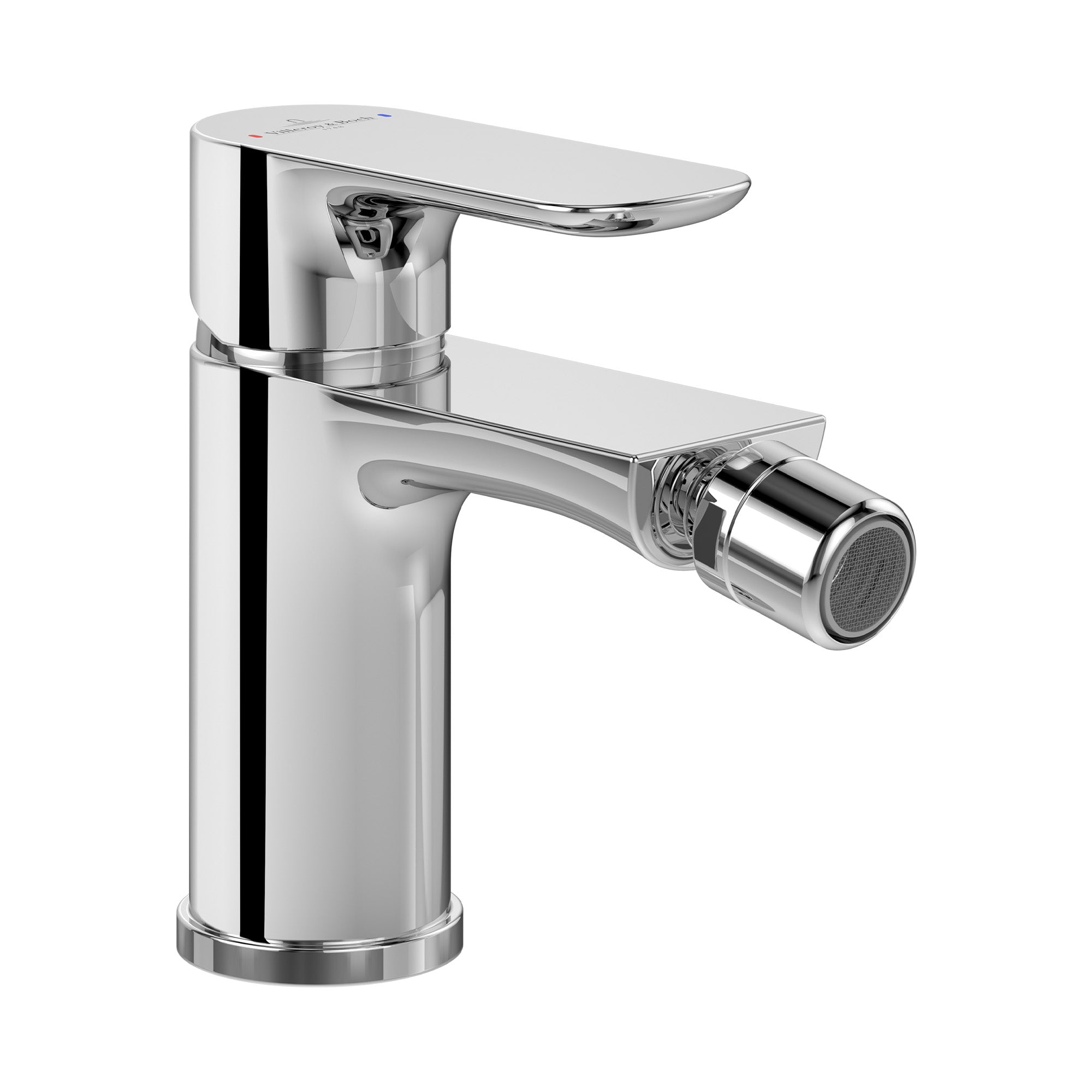 Villeroy & Boch O.novo Bidet Mixer Single Lever - With Push Open Waste