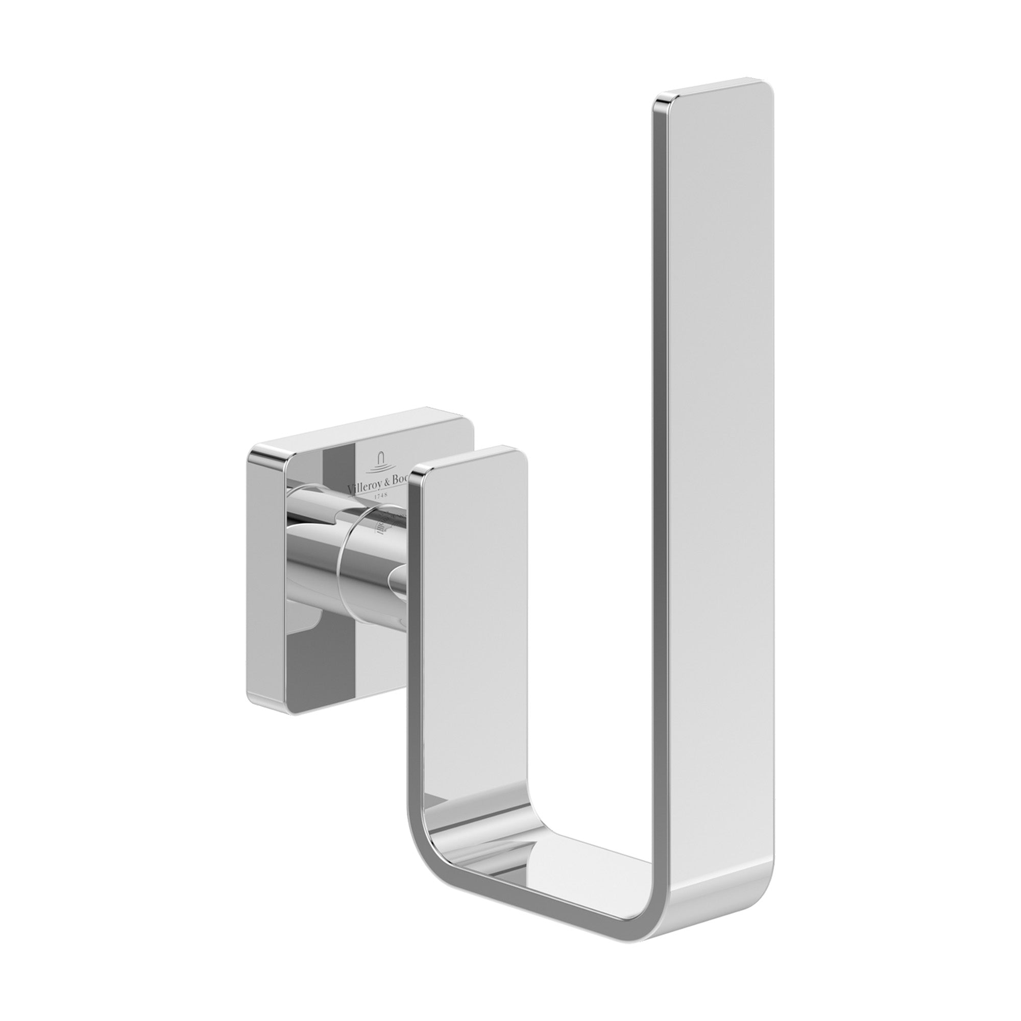 Villeroy & Boch Elements Striking Square Toilet Roll Holder - Available in Various Colours