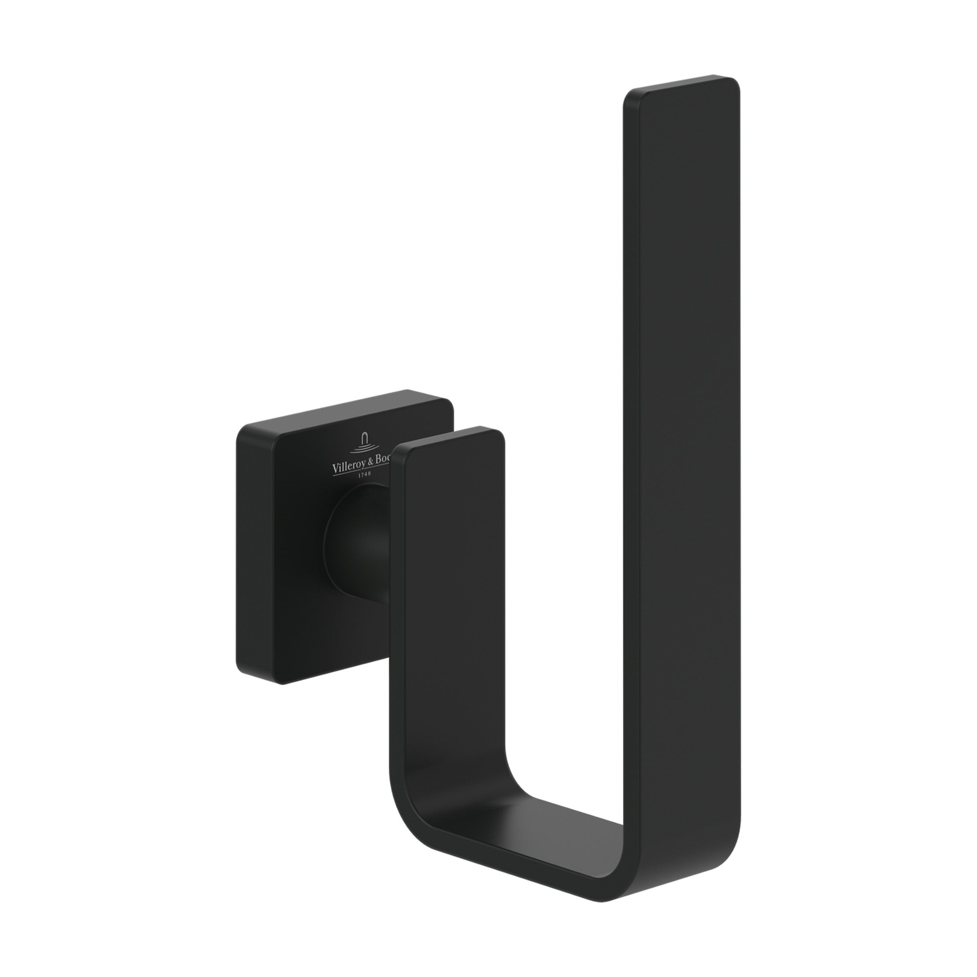 Villeroy & Boch Elements Striking Square Toilet Roll Holder - Available in Various Colours