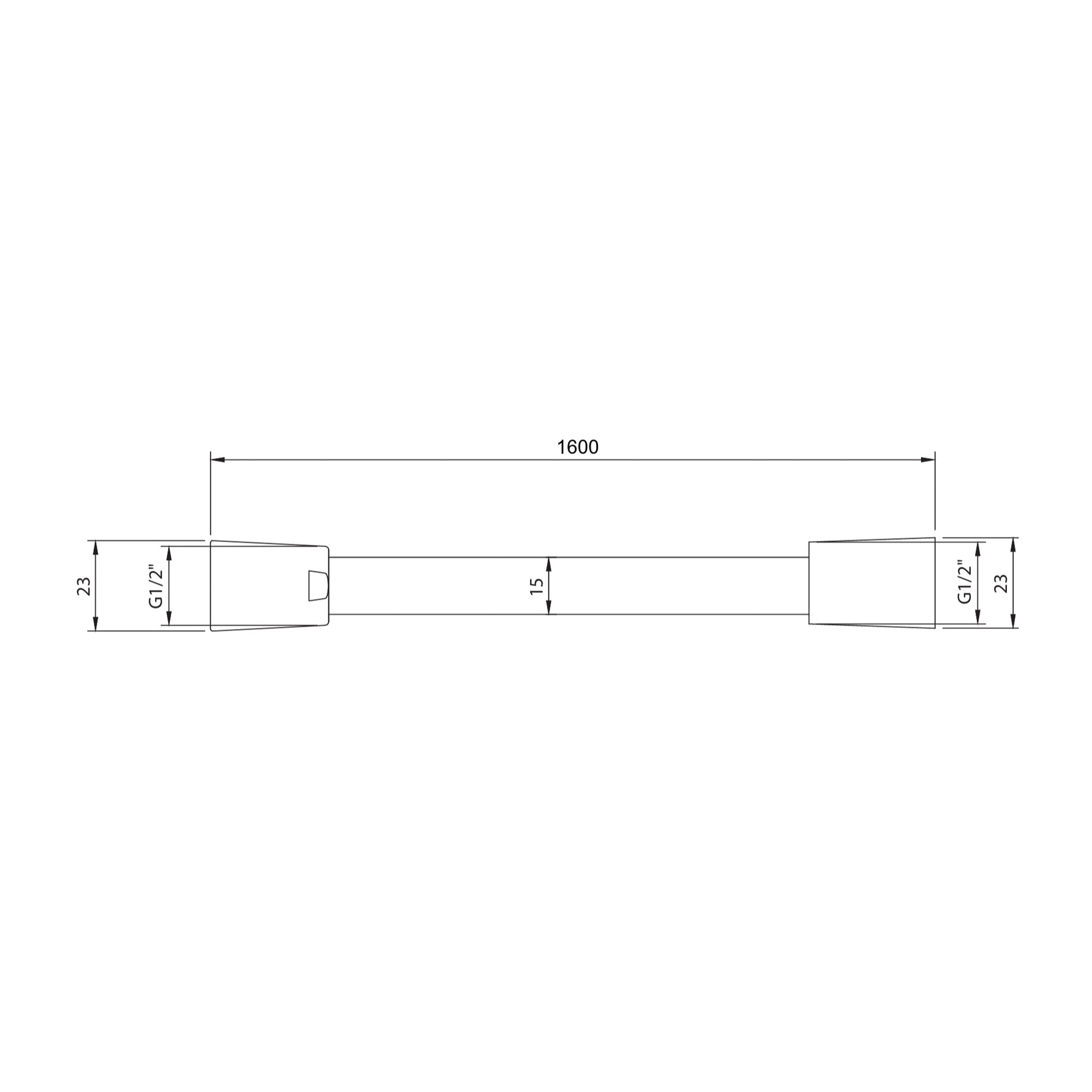 Villeroy & Boch Universal Showers Shower Hose - 1600mm