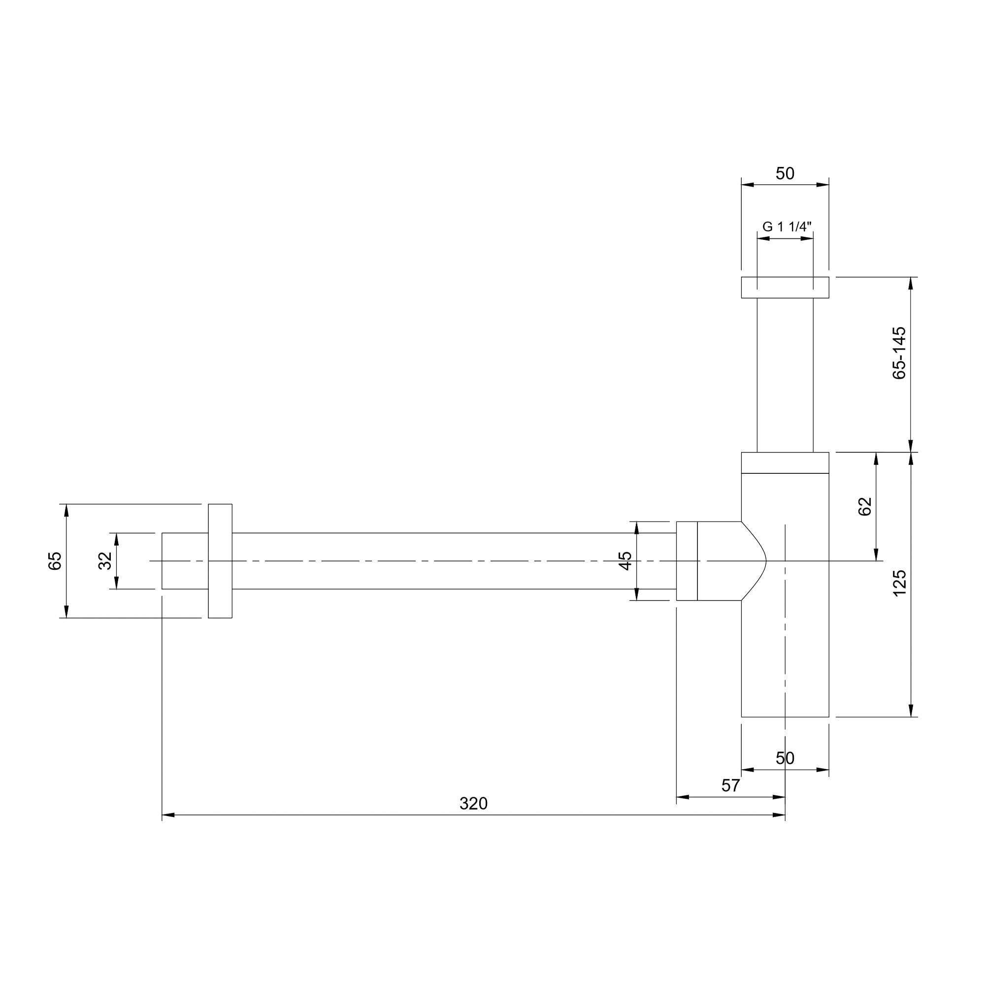 Villeroy & Boch Universal Taps & Fittings Siphon - Available in Various Colours