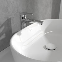 Villeroy & Boch O.novo Start Tall Basin Mixer Single Lever - With Push Open Waste