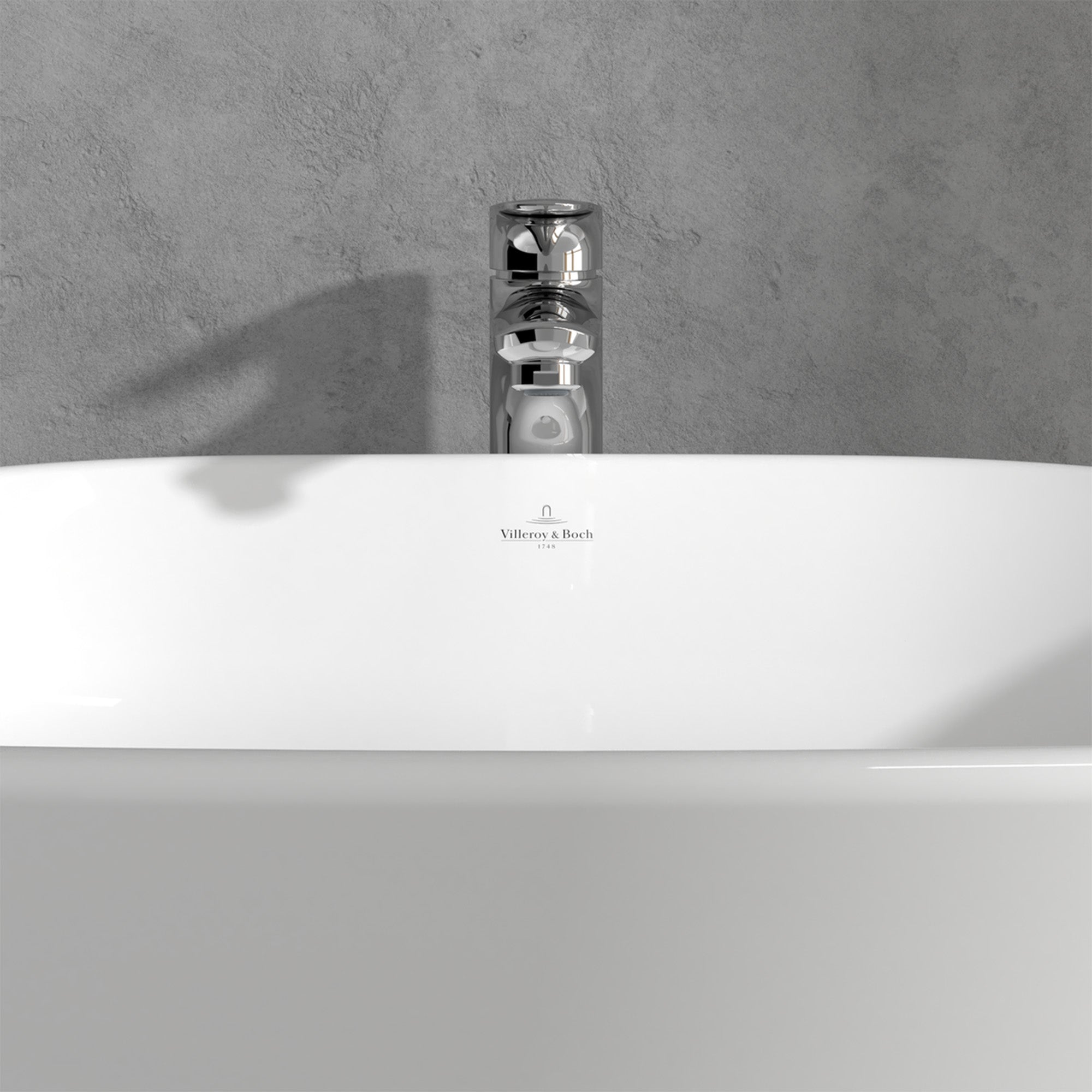Villeroy & Boch O.novo Start Tall Basin Mixer Single Lever - With Push Open Waste