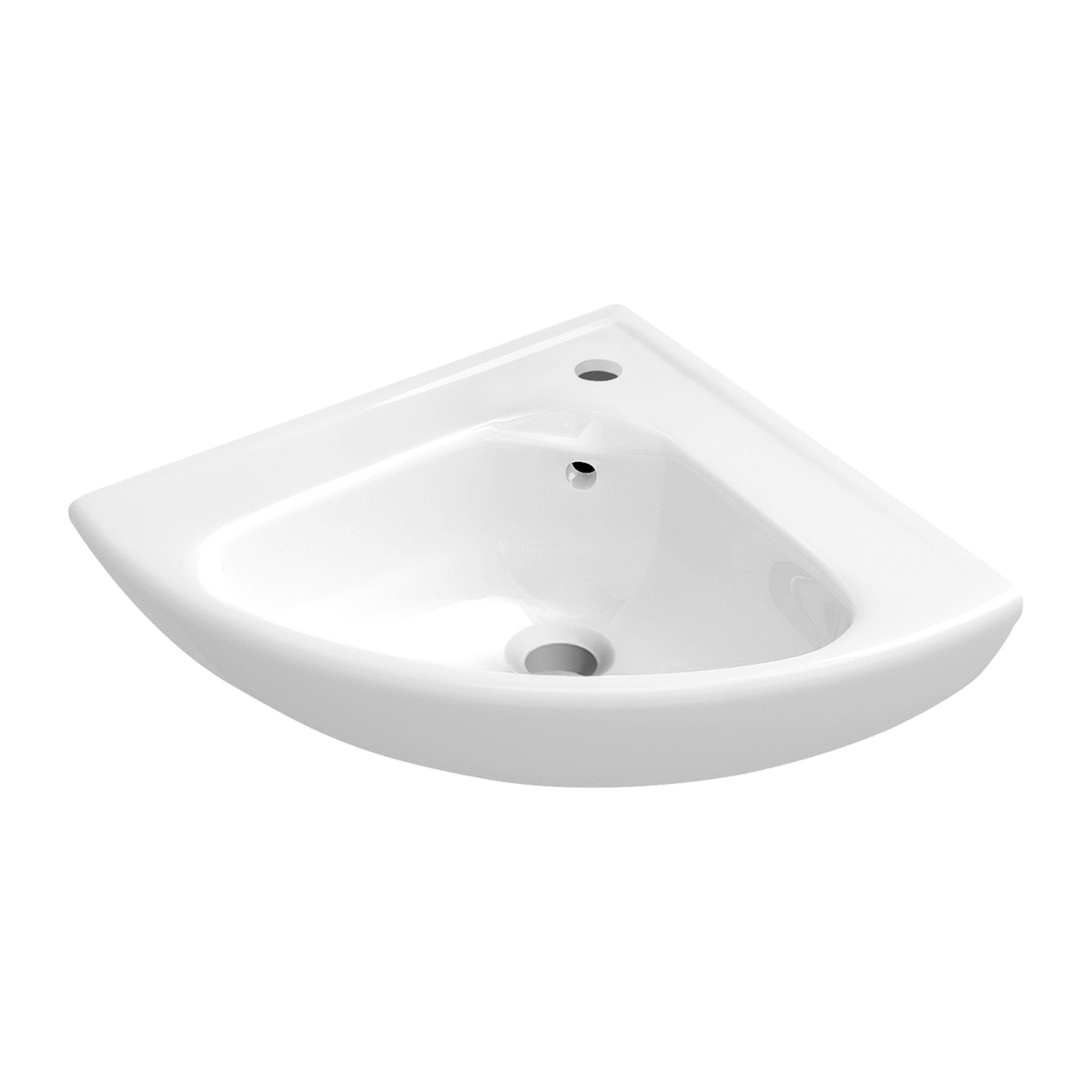 Villeroy & Boch O.novo Corner Handwash Basin Compact - 415 x 415 x 195mm