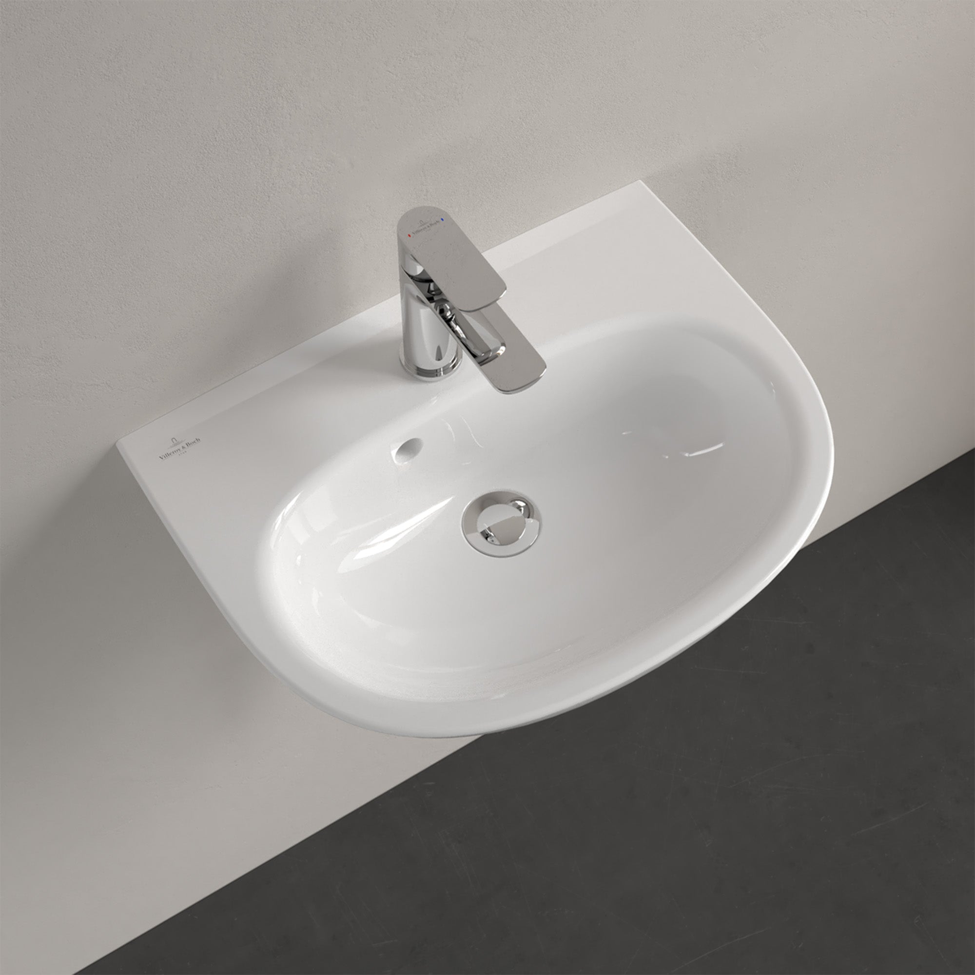 Villeroy & Boch O.novo Handwash Basin with Overflow - 500 x 380 x 160mm