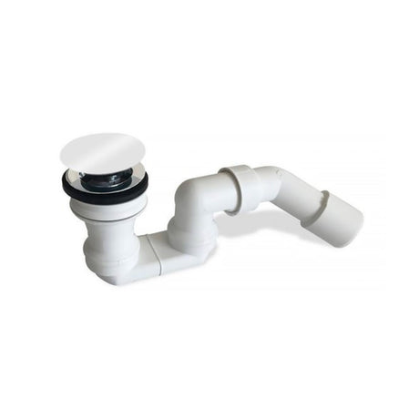 Villeroy & Boch Push-To-Open Bath Waste/Valve Without Overflow - Alpin White