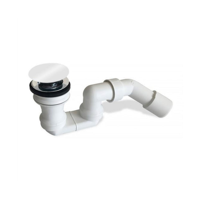 Villeroy & Boch Push-To-Open Bath Waste/Valve Without Overflow - Alpin White
