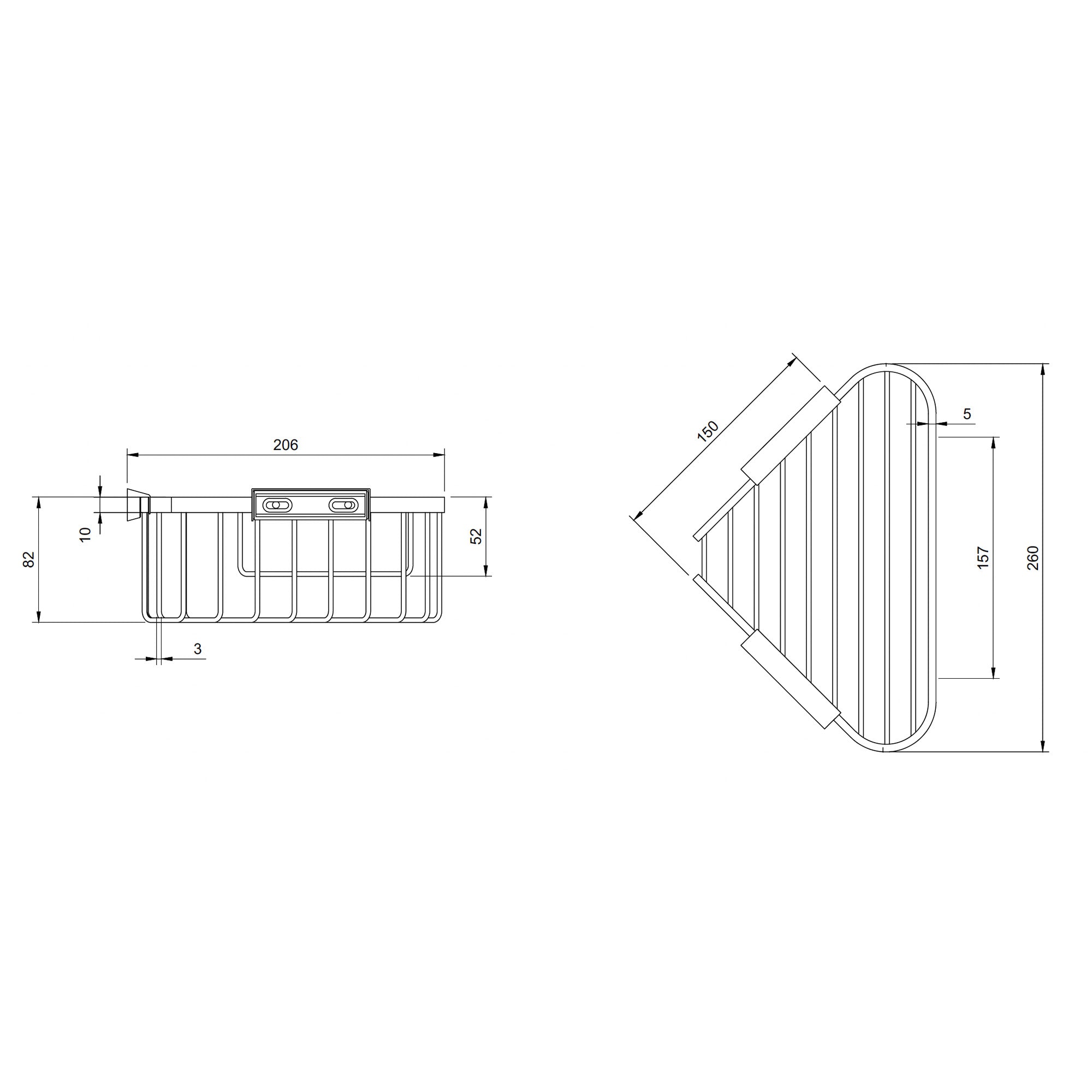 Villeroy & Boch Elements Tender Corner Soap Basket - Available In Various Colours