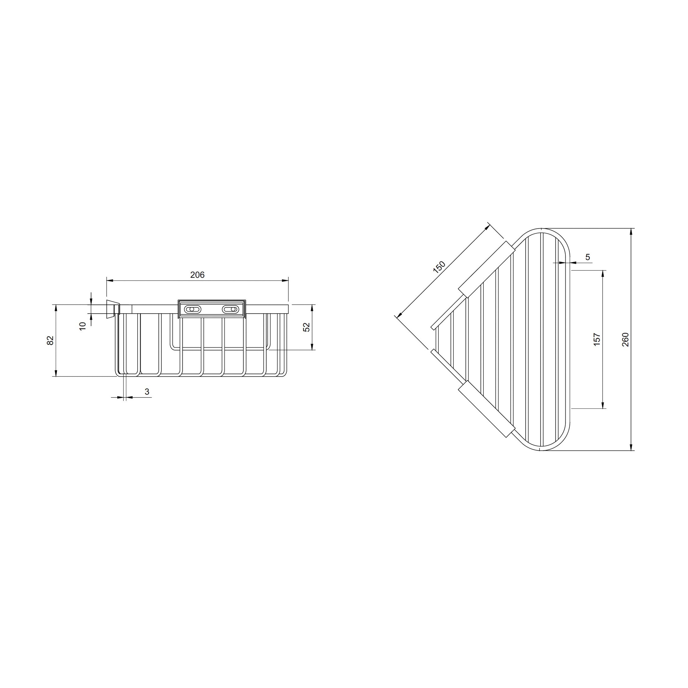 Villeroy & Boch Elements Tender Corner Soap Basket - Available In Various Colours