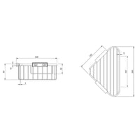 Villeroy & Boch Elements Tender Corner Soap Basket - Available In Various Colours