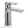 Villeroy & Boch O.novo Basin Mixer Mini Single Lever - Optional Waste Draw Bar