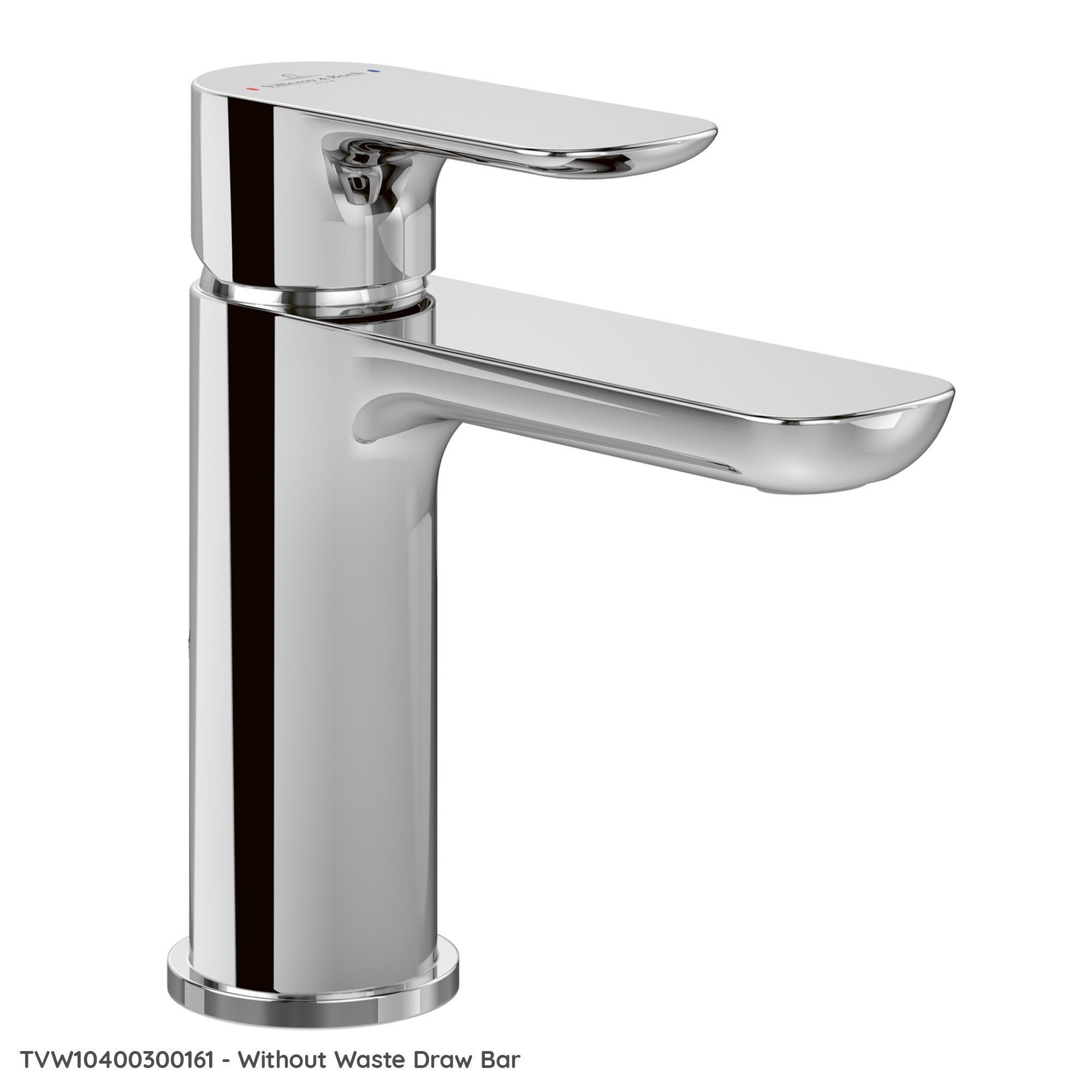 Villeroy & Boch O.novo Basin Mixer Single Lever - With Waste Option