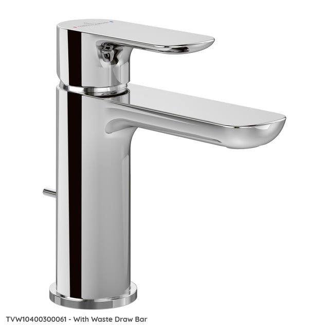 Villeroy & Boch O.novo Basin Mixer Single Lever - With Waste Option
