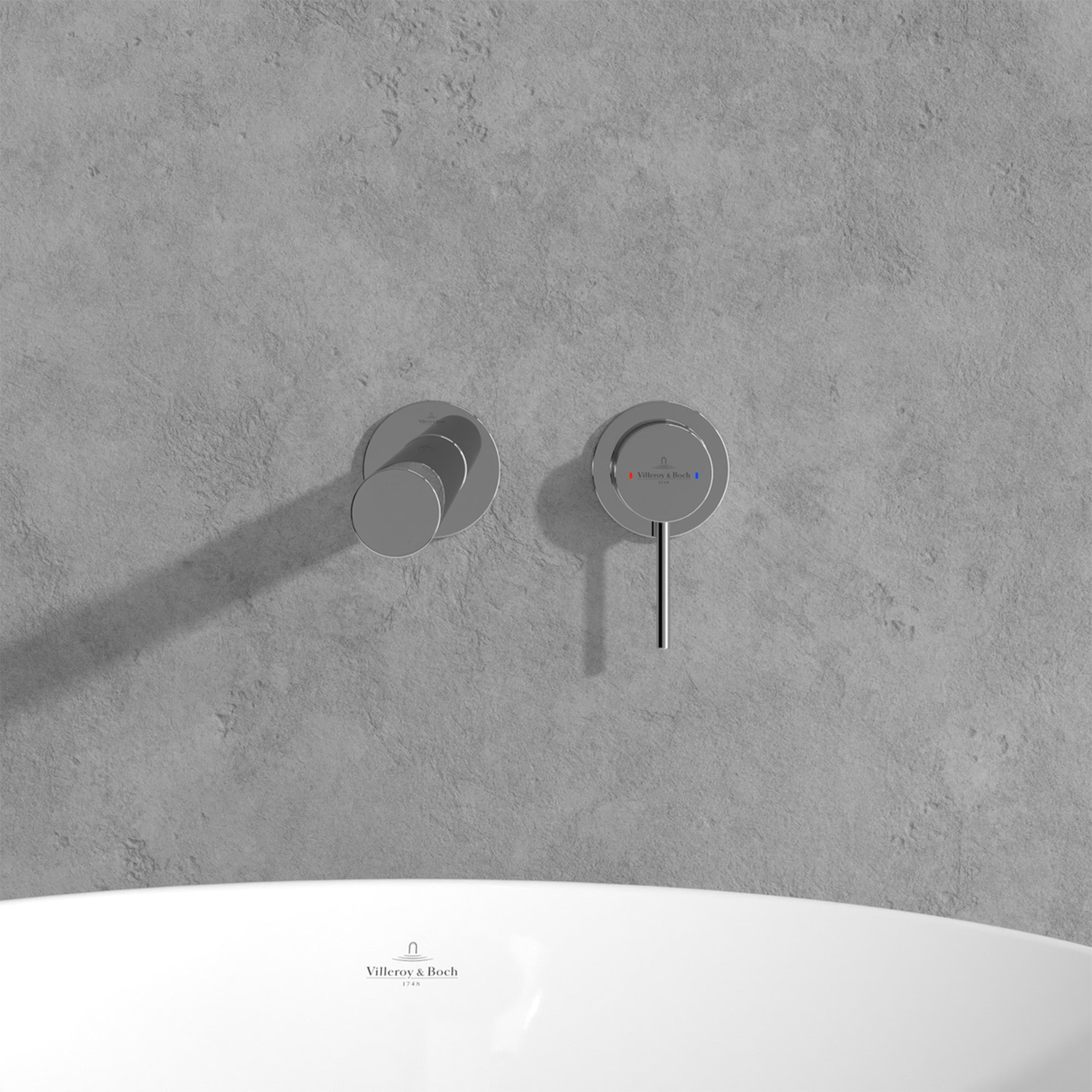 Villeroy & Boch Loop & Friends Basin Mixer Tap - Wall Mounted