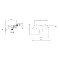 Villeroy & Boch O.novo Start Shower Mixer Single Lever