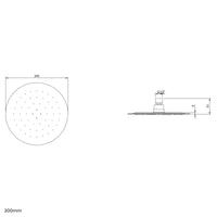 Villeroy & Boch Universal Showers Round Rain Shower Head - Available in Two Sizes