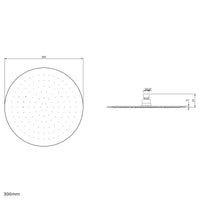 Villeroy & Boch Universal Showers Round Rain Shower Head - Available in Two Sizes