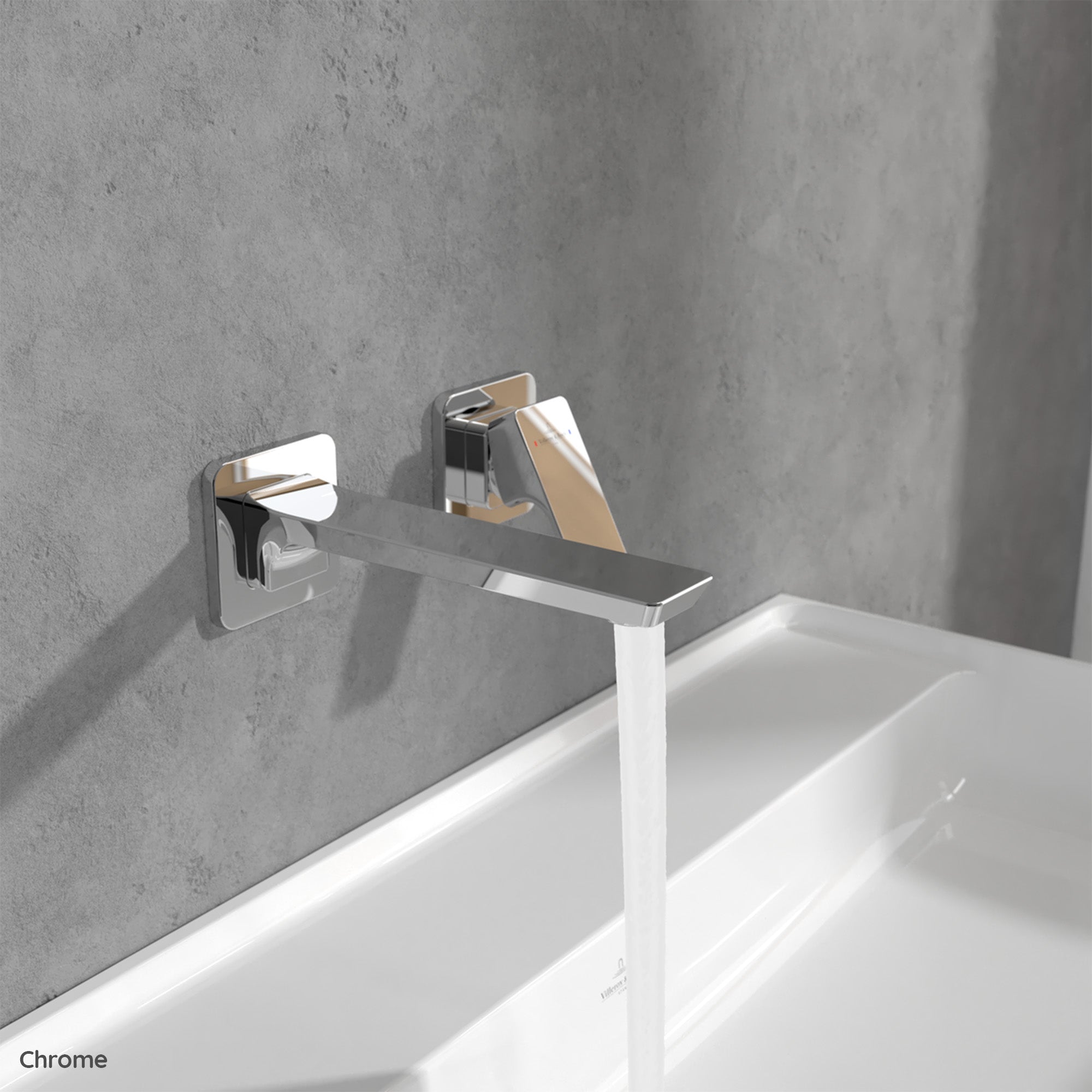 Villeroy & Boch Subway 3.0 Basin Mixer Single Lever Wall Mounted - Available In Various Colours