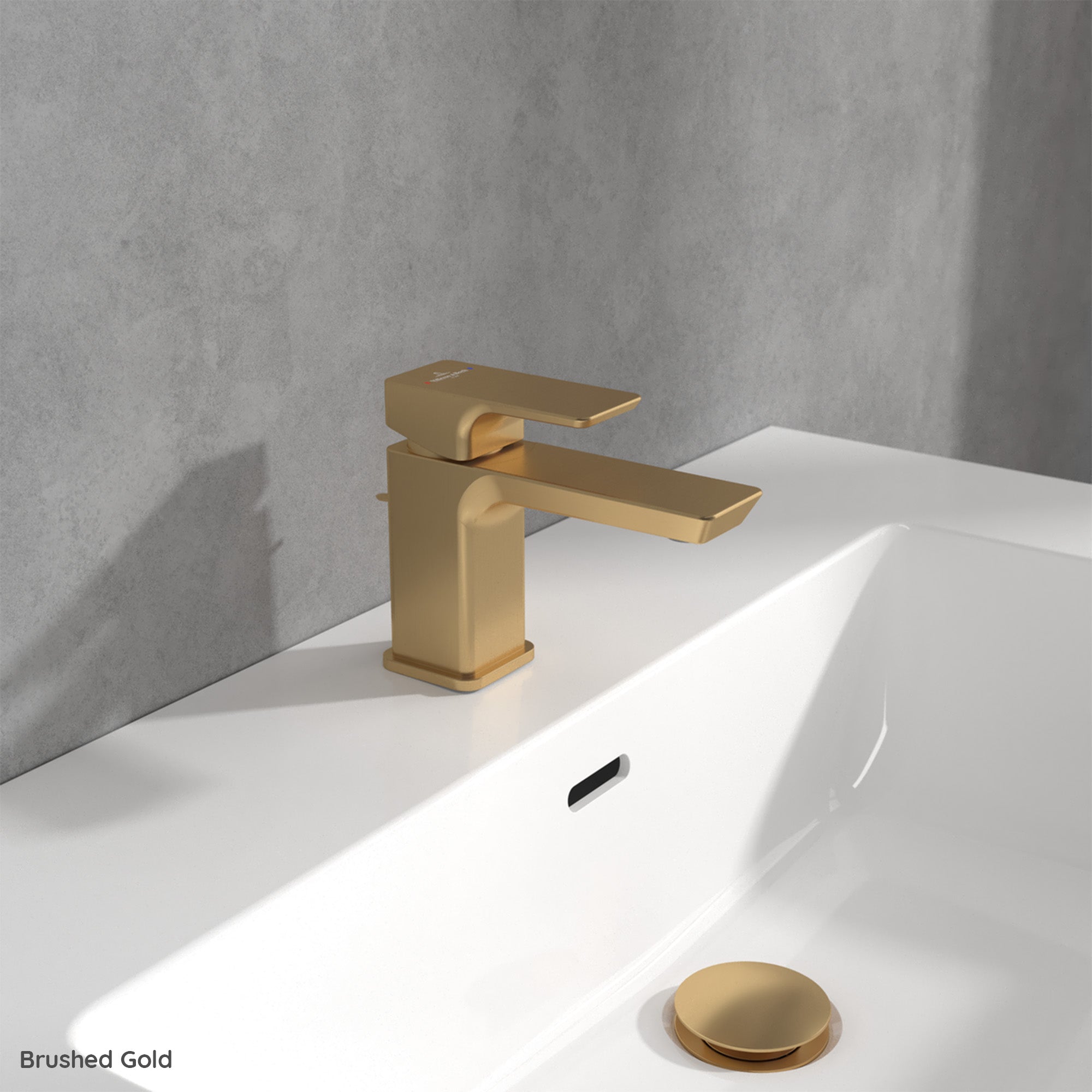 Villeroy & Boch Subway 3.0 Mini Basin Mixer Single Lever - Includes Waste Draw Bar